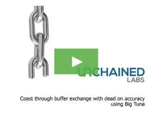Coast through buffer exchange with dead on accuracy using Big Tuna