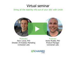 Virtual Seminar (Americas): Wring all the stability info out of your AAV with Uncle