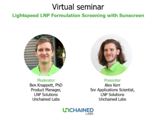 Virtual Seminar: Lightspeed LNP Formulation Screening with Sunscreen