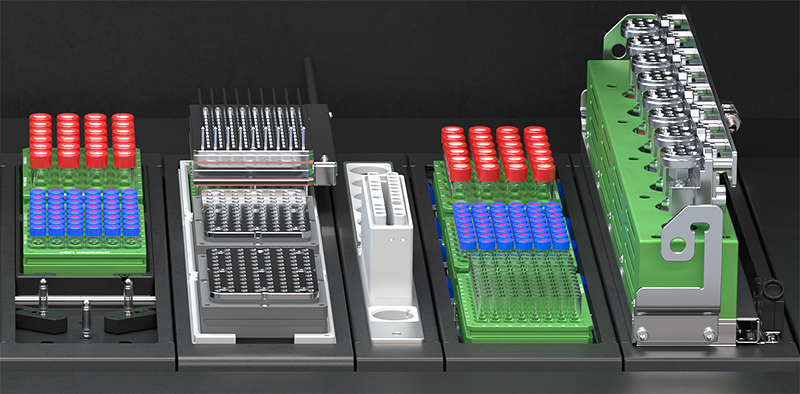 Stuntman modular hardware for screening, optimization, or preformulation